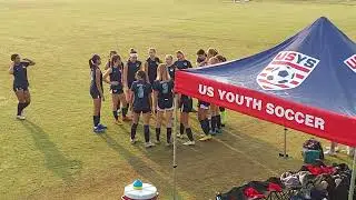 Regionals Semi-Finals! CapitalCity SC South 07 vs S. Carolina Fury 07 - Win 4-0!