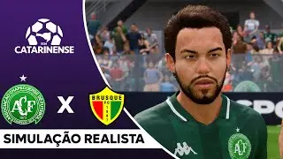 CHAPECOENSE X BRUSQUE | Campeonato Catarinense 2026 | Simulação Realista