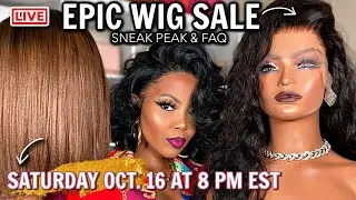 PLUCK & SIP 🍷 | WIG SALE PREVIEW (MINI FIRST LOOK) GORGEOUS COLORS TEXTURES & STYLES!