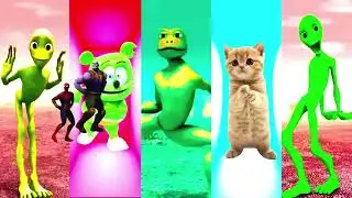 Dame Tu Cosita &ndash; All Variations Remix 2025 🛸 | Green Alien Dance HD | Meme Dance Compilation