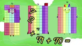 LET'S ADD THREE NUMBERBLOCKS | ADDING 3 BIG NUMBERS | LEARN TO  COUNT |#educationalfunblocks