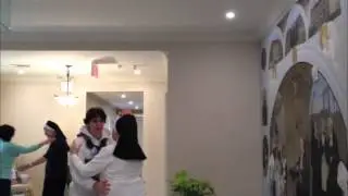 Sr. Regina arriving home to the Daughters of Divine Charity Convent