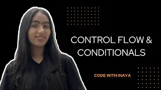 Javascript Conditionals | Code with Inaya
