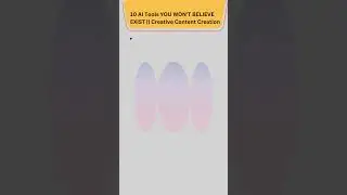 10 AI Tools YOU WON'T BELIEVE EXIST || Creative Content Creation.