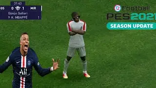 Mbappe Amazing goal 😱 fake shot Pes 2021 Mobile