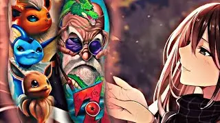 💎BEST ANIME TATTOOS🔥by @pablo_frias.tattoo #Anime #AnimeTattoo