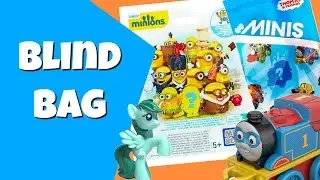 Minion Blind Bag, My Little Pony Blind Bag and Thomas The Train Blind Bag
