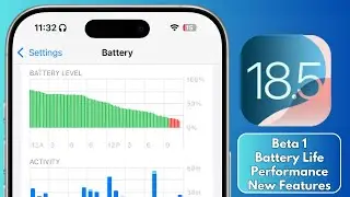 iOS 18.5 Beta 1 Battery Life, Performance & New Features