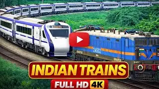 All Realistic Trains Run At Curve Branches ❌️Railroad Tracks | train videos | railway | lhb coach