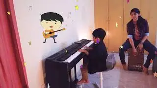 Twinkle Twinkle played by Ujaan with Nehal | Piano | Ujaan Chatterjee | Cajon | Nehal Jain