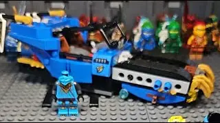 Lego ninjago almost done building jay's transforming car