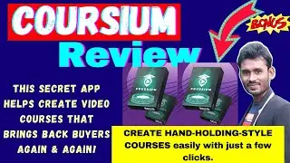 Coursium Review, Demo + Bonuses🔥 Coursium is An E-Learning Video Course Creation & Publication App&hellip;