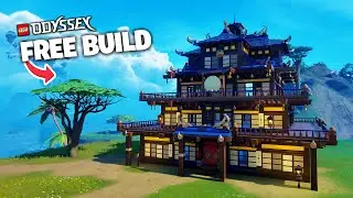 Как построить дом в стиле NINJAGO в LEGO Fortnite!