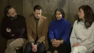 First On-Screen Kiss: Tony Hale, Arianna Ortiz & Zazie Beetz