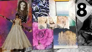 Witchy Journal #8 | Magazine Collage Art Journal in Progress