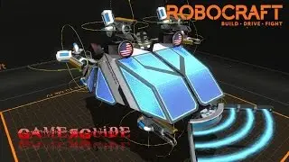ROBOCRAFT - How To Build A Tier 10 Hovercraft Healer - Electromantis 10 Mk.4 (w/ GamerGuide)