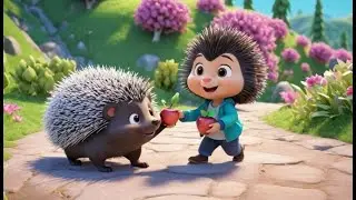 Naughty Porcupine Dropped the Apple | English Nursery Rhyme | Kids Songs | Baby Mu