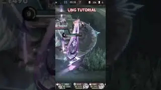 Ling tutorial #shorts #gameplayling #mobilelegends #lingbestbuild #mlbb #linggameplay #lingmontage