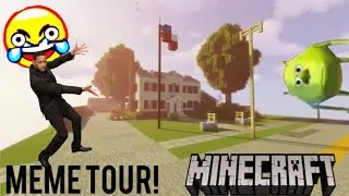 Touring a 1950s Classic Home In Minecraft! (Minecraft Meme Tour)