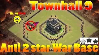 TH 9 (TOWN HALL 9) ANTI 2 STARS WAR BASE 