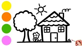 How to Draw a Simple & Easy House Step by Step for Kids