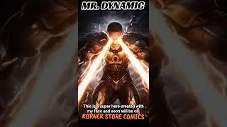 MR. DYNAMIC was created for OMD300 using his own face #omd300 #kornerstorecomics #viralvideo