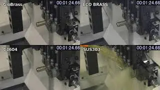 Machinability of GloBrass and ECO BRASS
