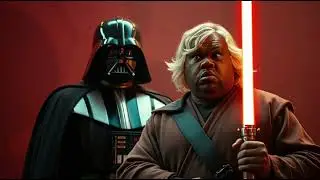 The Empire Cries Back 🚀  Starring Art Angel Illustrator 🤣🤣🤣 #funny #ai #movie 