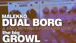 MALEKKO DUAL BORG // BIG GROWL // Lopass Gate & Filter Module