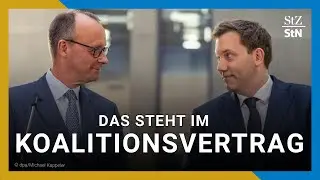 CDU und SPD einig: zentrale Punkte im Koalitionsvertrag
