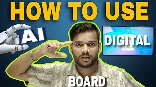 How To Use AI Digital Board | How To Use Digital Board For Teaching | #digitalboard #smartclass 
