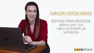 SharePoint Online - How To Use Versioning? Coreshare