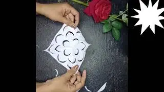 Paper craft work step by step