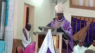 Homélie de Mgr. Aristide GONZALO Obsèques du Père Bernard HOUNDAKO 