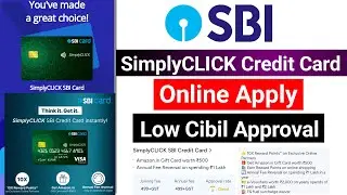 SBI SimplyCLICK Credit Card Online Apply 2024 | 10x Reward Points | Gift Card worth Rs.500 |