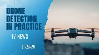 Drone detection in practice TV News | Sound Event Detector | Unique solution | Public safety
