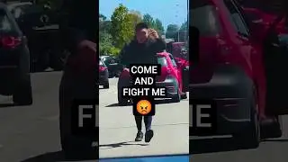 Aggressive driver gets fast KARMA ⚡😅 #karma #instantkarma