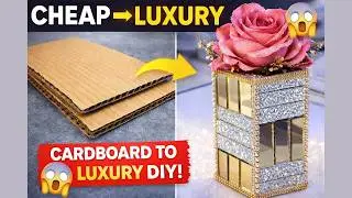 Cardboard DIY That Looks EXPENSIVE 💎 | Easy Luxury Home Decor
