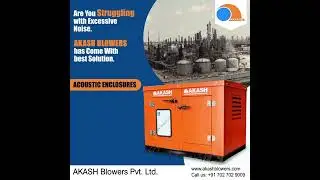 AKASH Blowers | Acoustic Hood for Roots Blowers | Manufacturer of Roots blowers in India #shorts