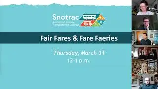 Fair Fares & Fare Faeries: A Snotrac Speaker Forum