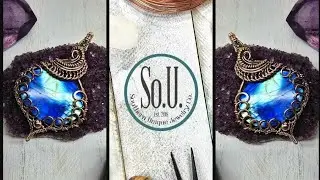 LIVE! How to Wire Wrap: Loop Coil Bezel Pendant with Loop Coil Accent