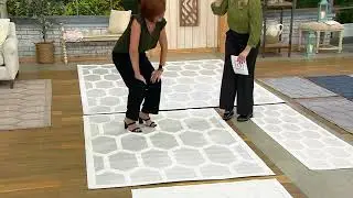 Nourison Easy Care Honeycomb Indoor Rug Collection on QVC