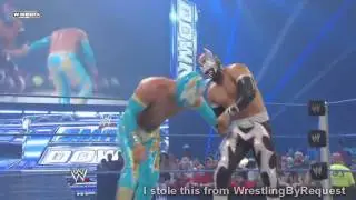 Sin Cara (black) attacks Sin Cara SD! 10/7/11