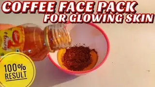 Anti-Ageing Coffee Face Mask | Homemade Coffee Face Pack Recipes For Glowing Skin | COFFEE FACIAL