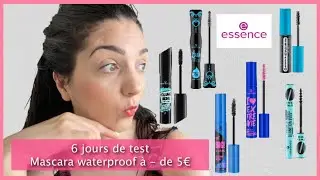 Crash Test 6 Mascaras Waterproof Essence /Moins de 5 Euros