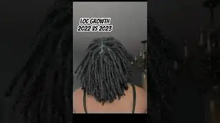 One year Loc growth #locs #locgrowth #locjourney #shortlocs #mediumlocs #starterlocs #locstyles