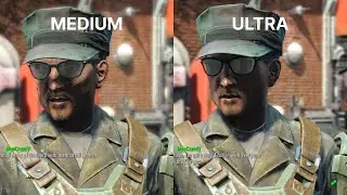 Fallout 4 - Medium vs Ultra Settings Comparison