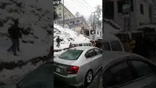 Murree live snow falling