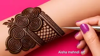 Eid Mehndi Designs Back Hand Roses Mehndi 2025 || Simple Mehndi Designs For Girls