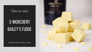 3-Ingredient Baileys Irish Cream Microwave Fudge Recipe
